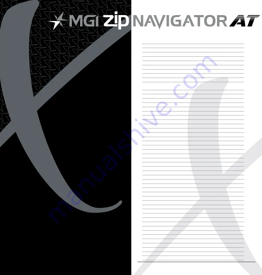 MGI Zip Navigator AT User Manual Download Page 2