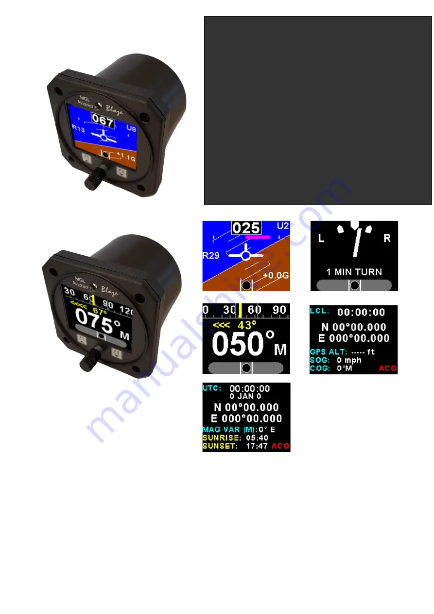 Mgl Blaze AHRS-2 Скачать руководство пользователя страница 1