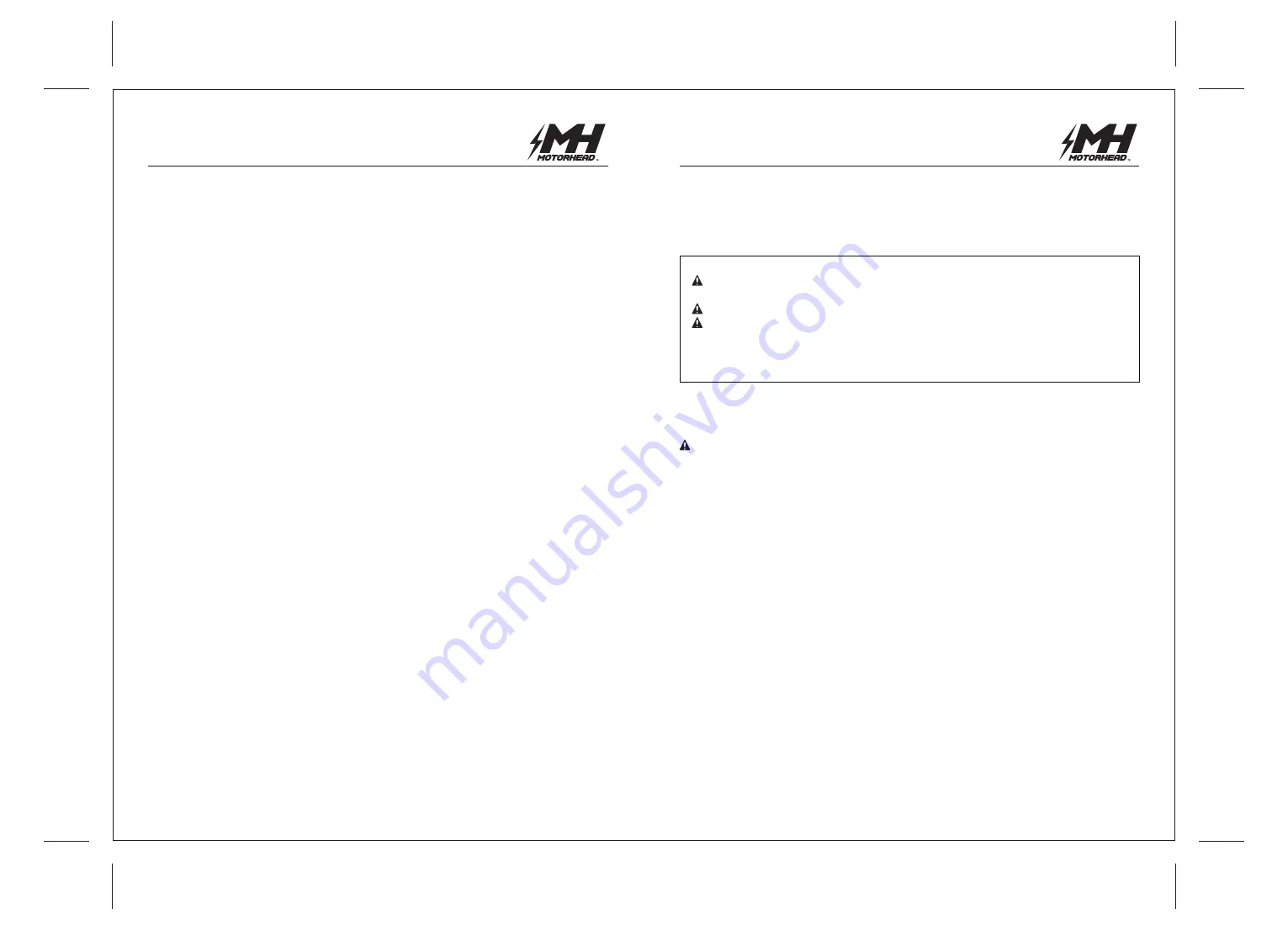 MH MOTORHEAD MH-03-ID-B1-0-1 Instruction Manual Download Page 3