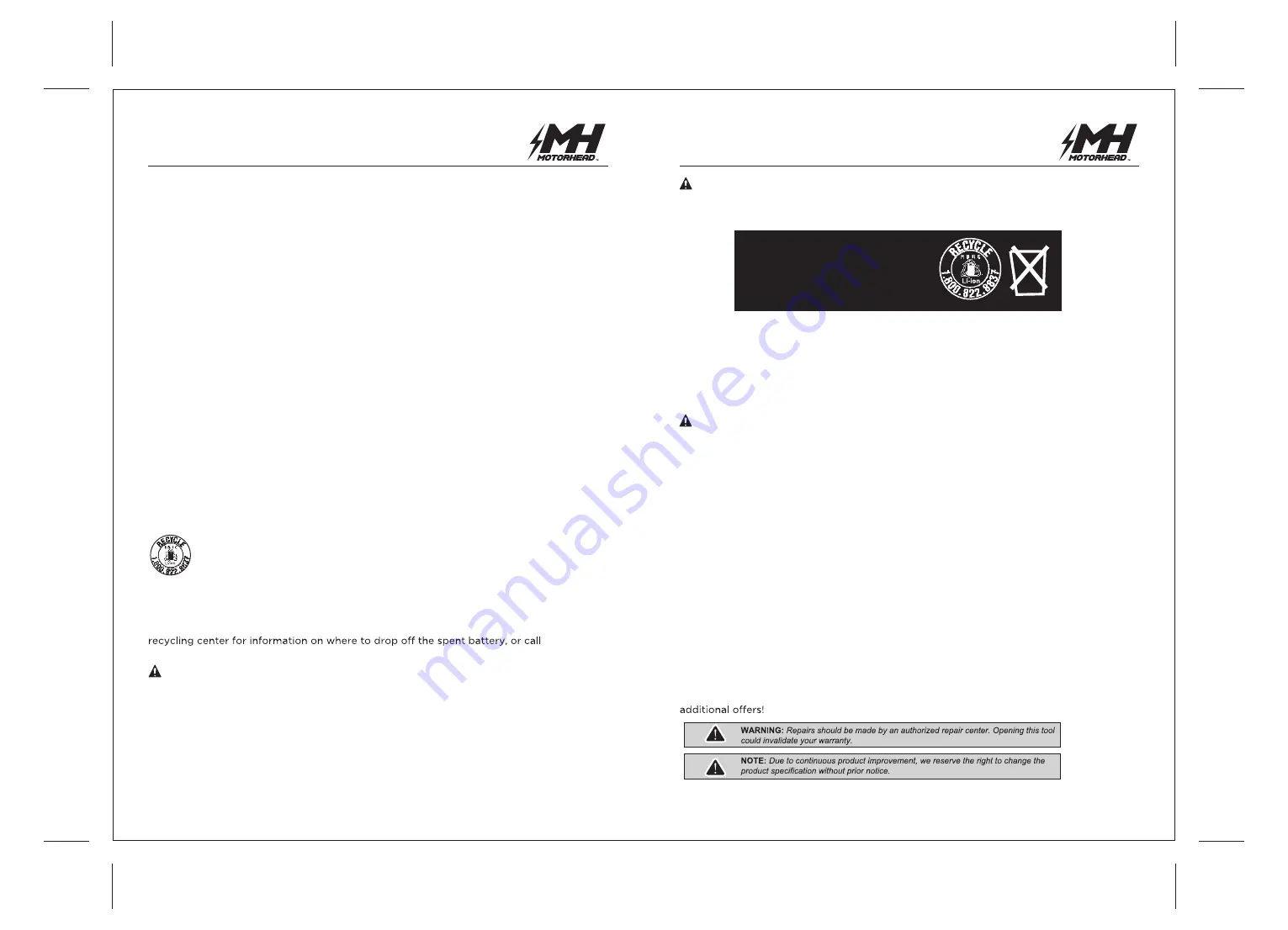 MH MH-03-D-B1-0-1 Instruction Manual Download Page 10