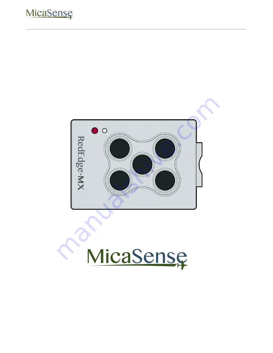 MicaSense RedEdge-MX Integration Manual Download Page 1