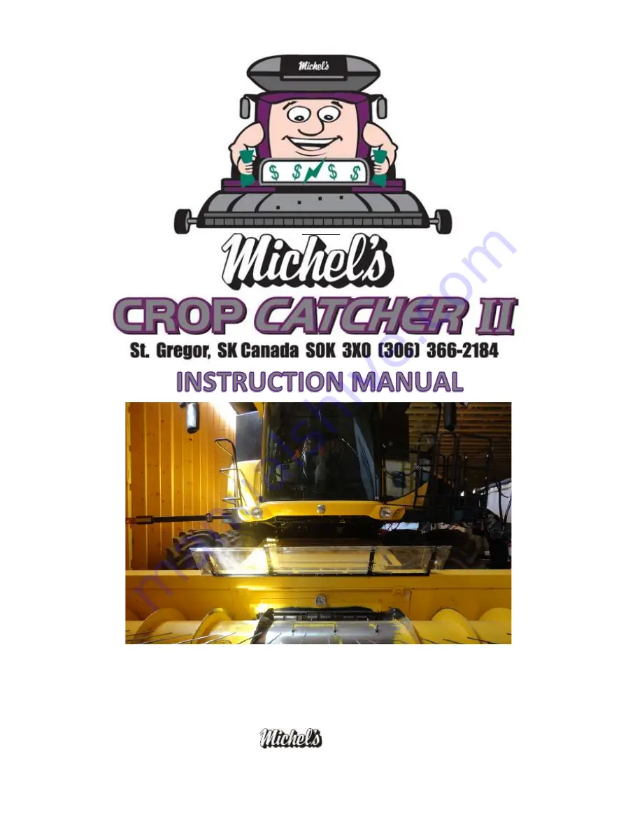 Michel's Crop Catcher II Скачать руководство пользователя страница 1