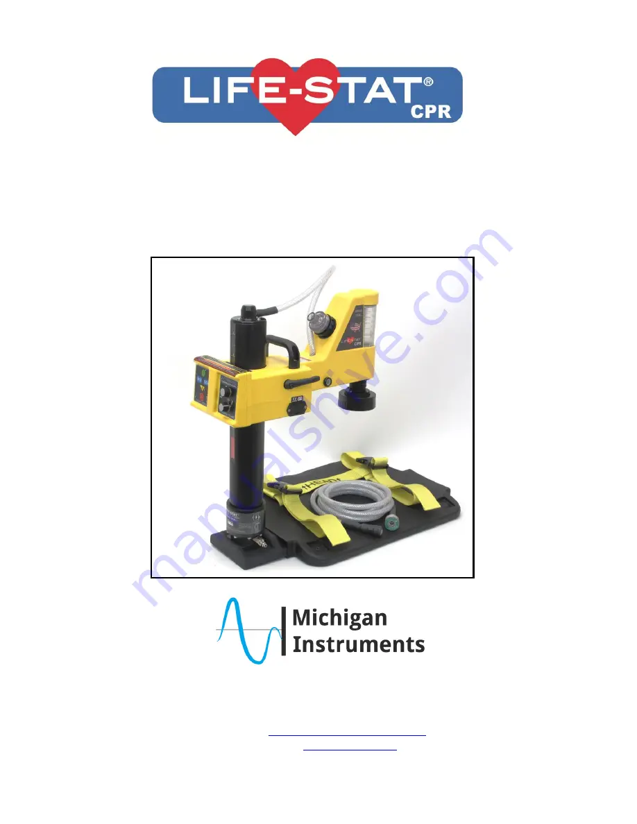 Michigan Instruments LIFE-STAT 1008MII Скачать руководство пользователя страница 1