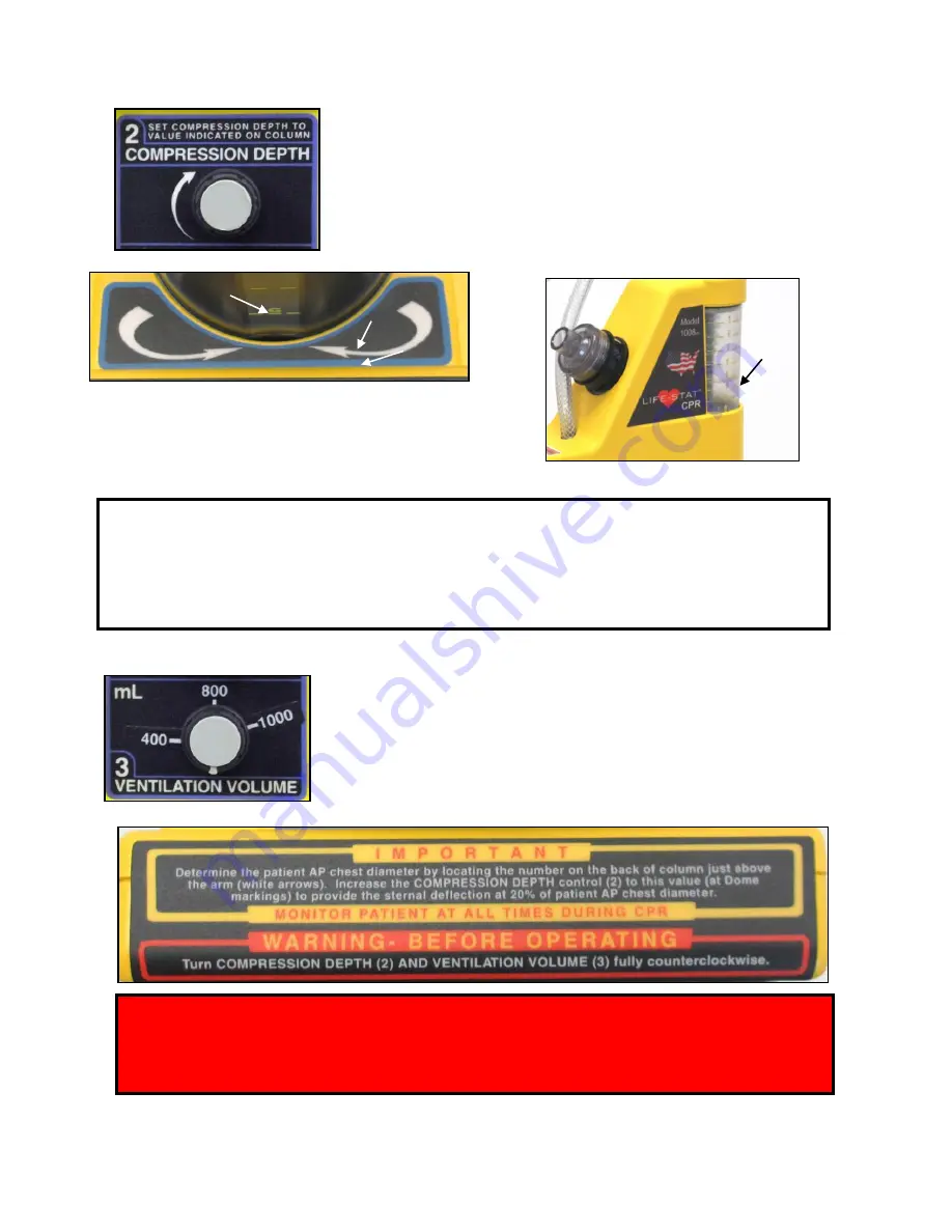 Michigan Instruments LIFE-STAT 1008MII Instructions For Use Manual Download Page 12