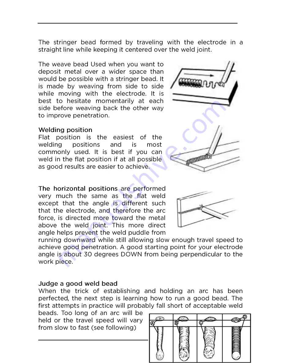 Michigan Welding ARCTIG140 Operating Instructions Manual Download Page 19