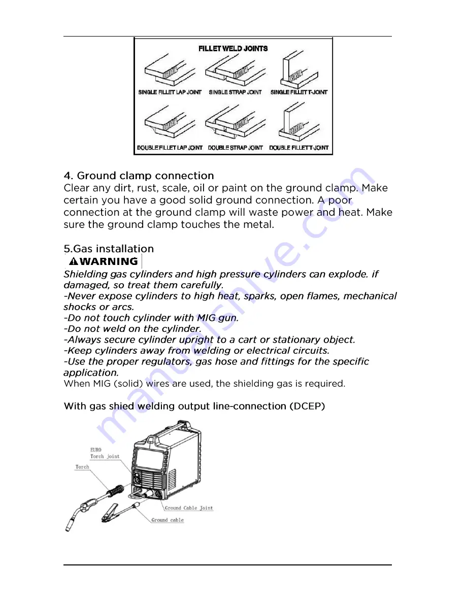 Michigan Welding MULTI200 Operating Instructions Manual Download Page 13