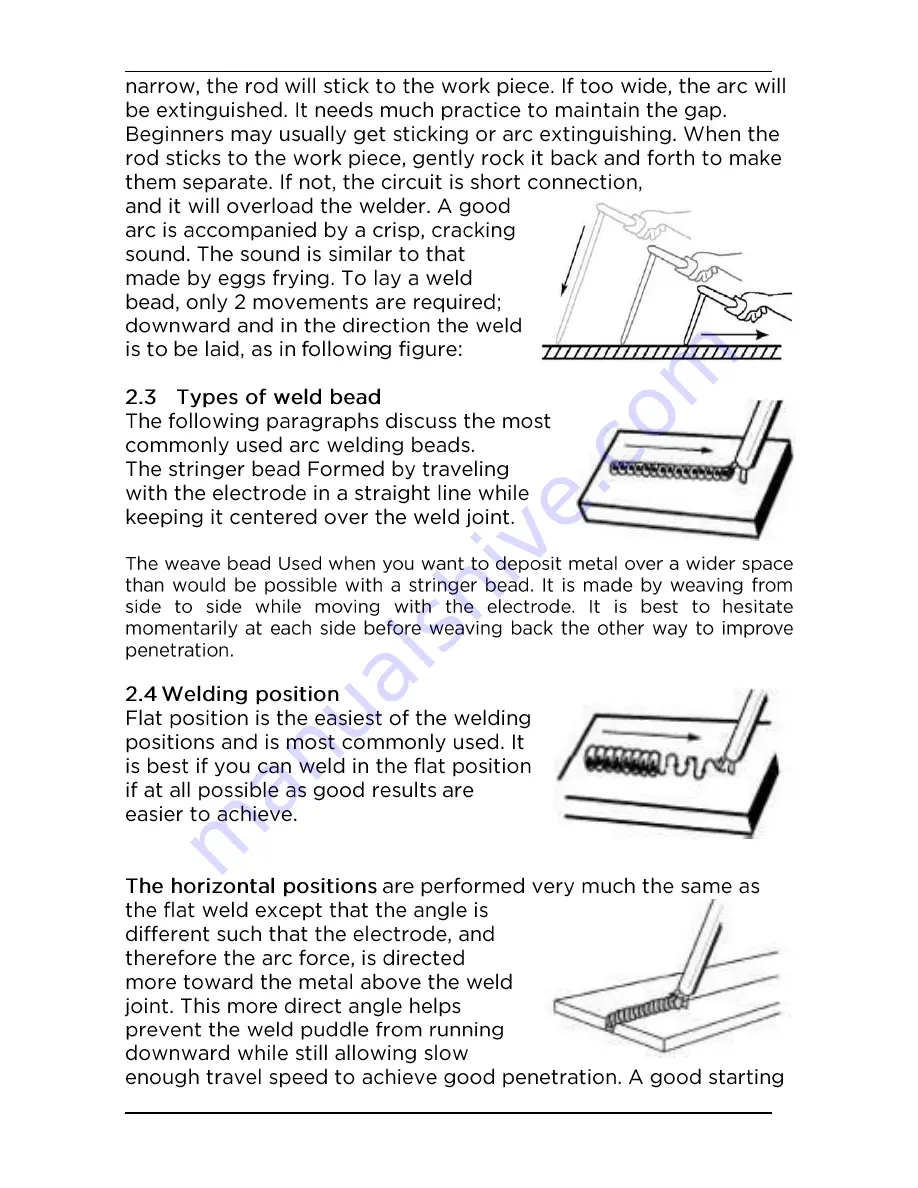 Michigan Welding MULTI200 Operating Instructions Manual Download Page 25