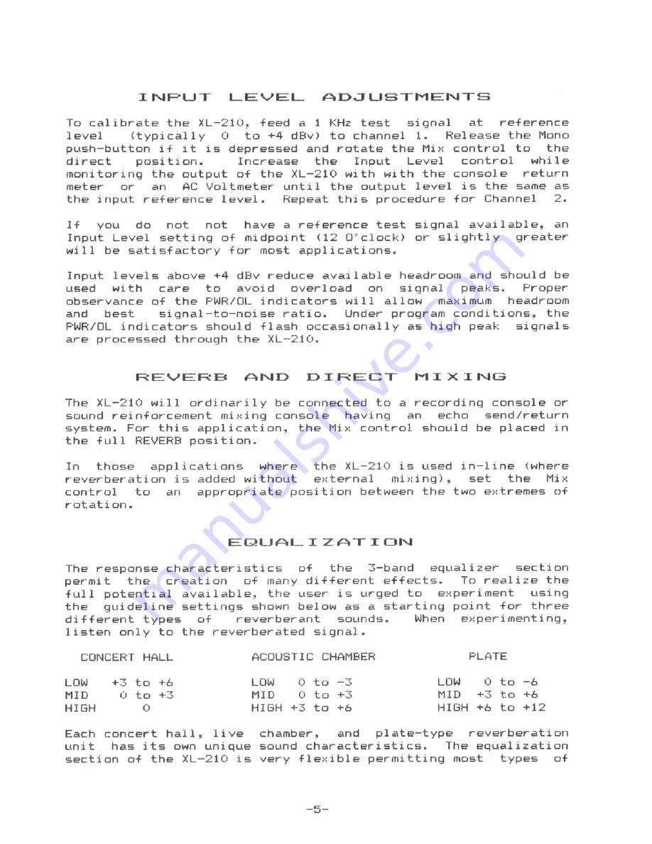 MicMix Audio Master-Room XL-210 Owner'S Manual Download Page 7