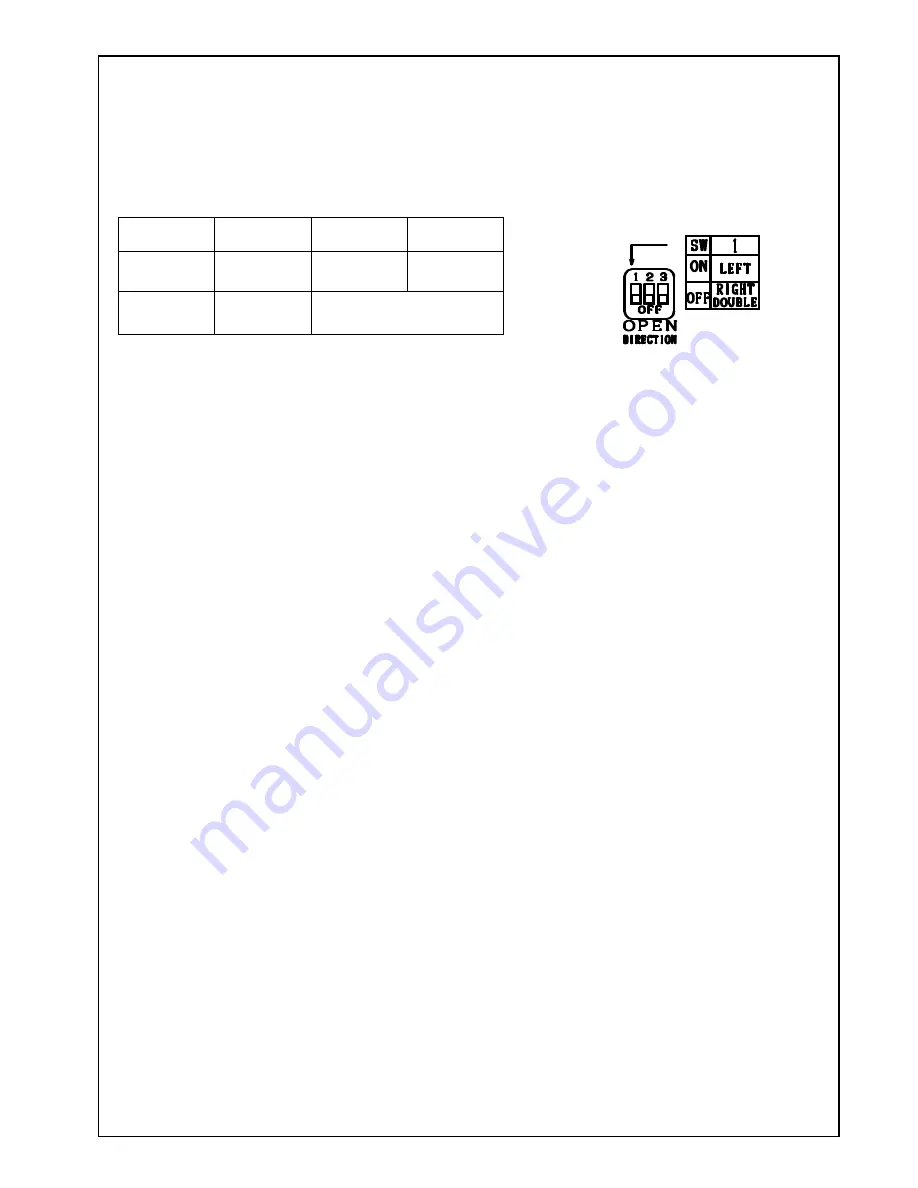 Micom Autodoor EDM NII Series Operation Manual Download Page 8