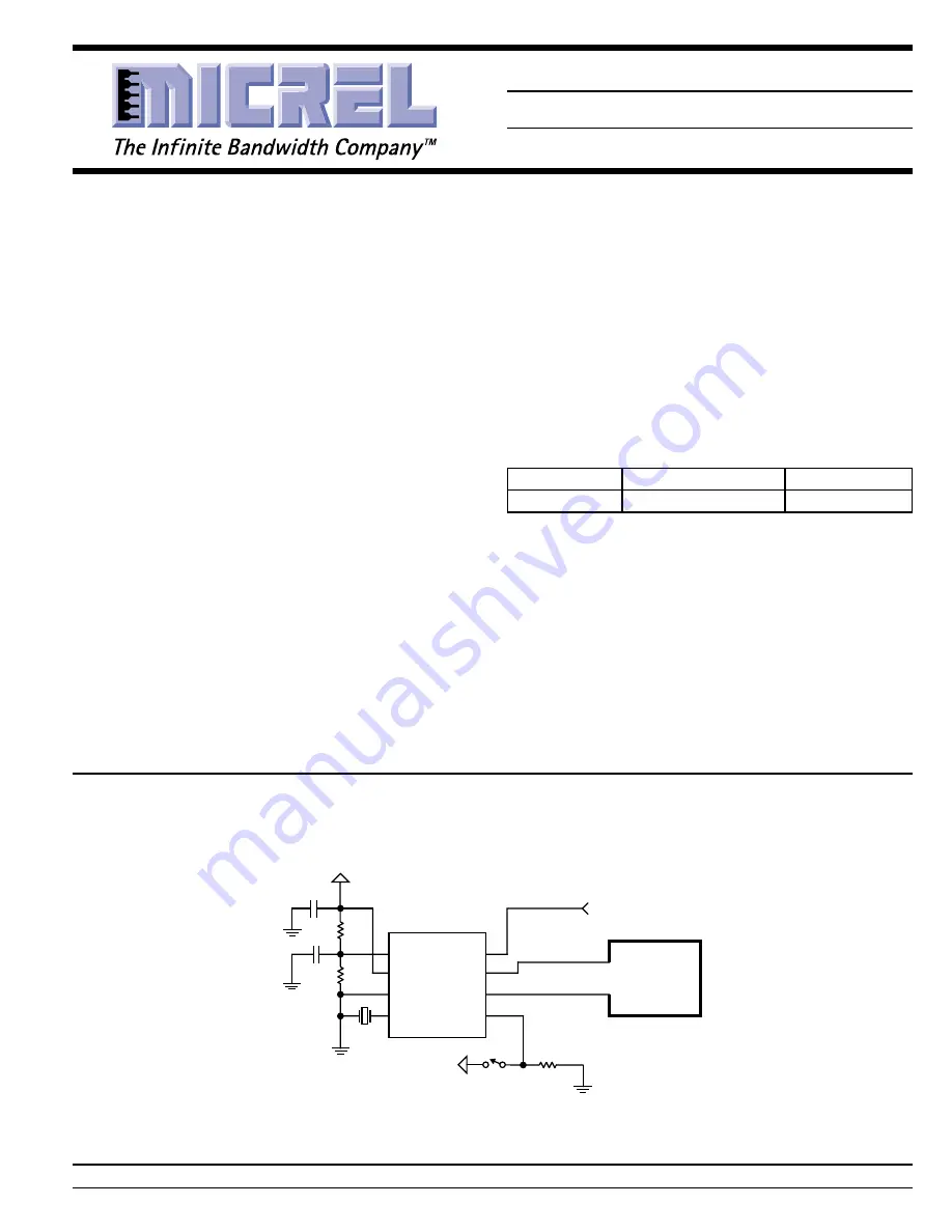 Micrel QwikRadio MICRF102 Final Information Download Page 1