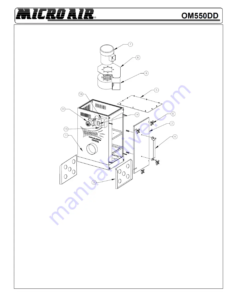 MICRO-AIR OM550DD Owner'S Manual Download Page 6