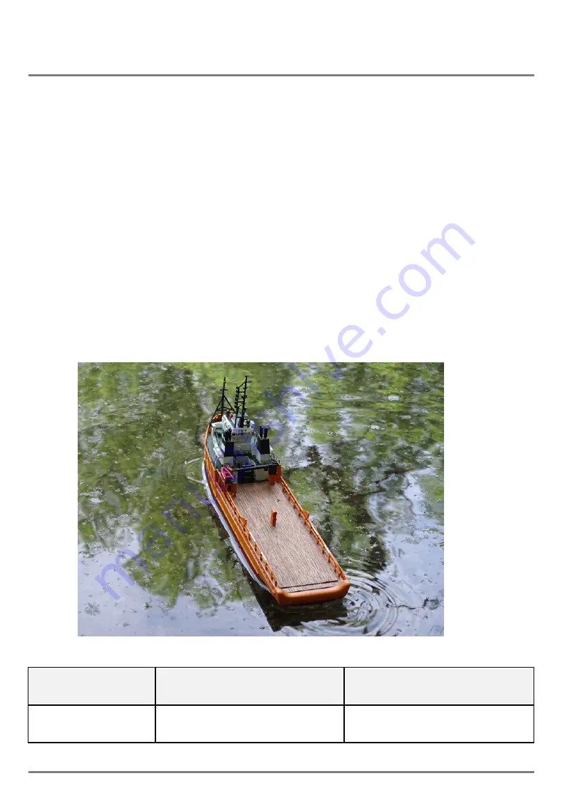 Micro Boat Hobby AHTS Granit Assembly Instructions Manual Download Page 13