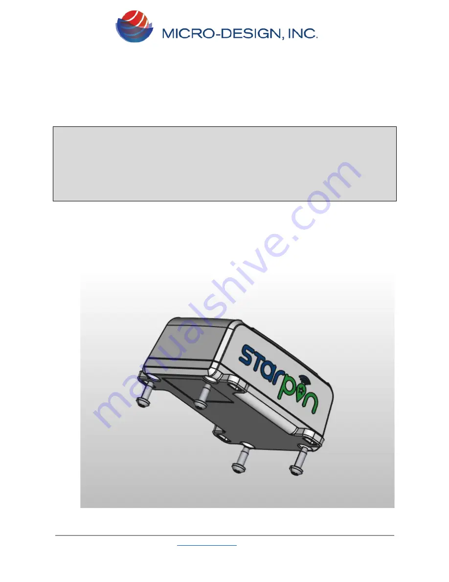 MICRO-DESIGN StarPin-C Operator'S Manual Download Page 13