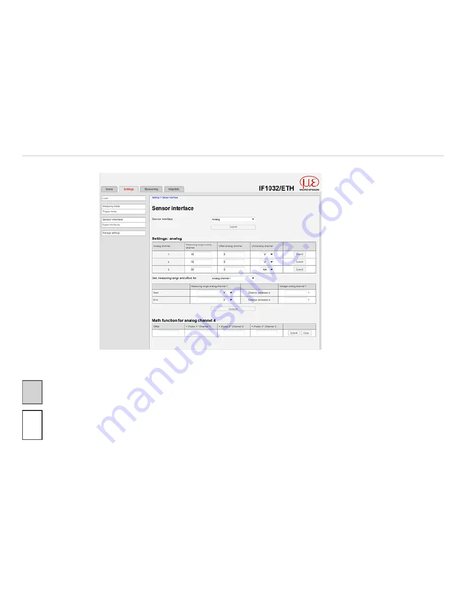 MICRO-EPSILON IF1032/ETH Instruction Manual Download Page 48