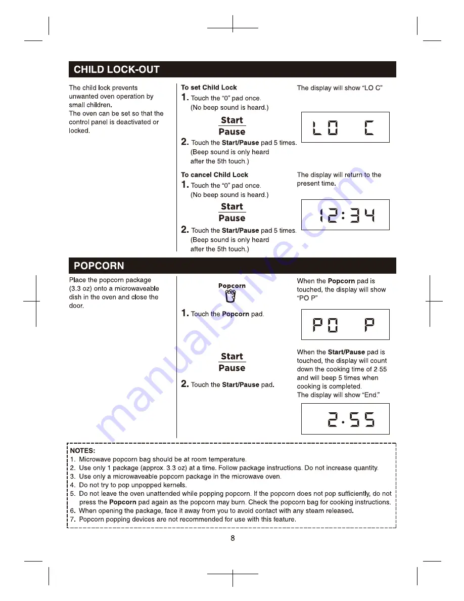 Micro fridge MFM-7D1 Instruction Manual Download Page 9