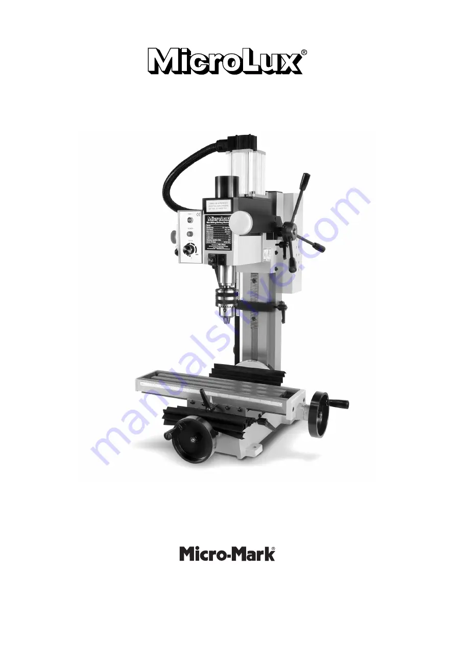 MICRO-MARK MicroLux 84630 Instruction Manual Download Page 1