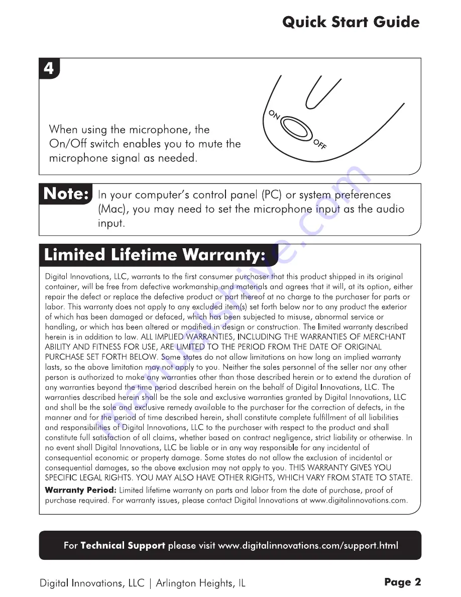 Micro MM710M Quick Start Manual Download Page 2