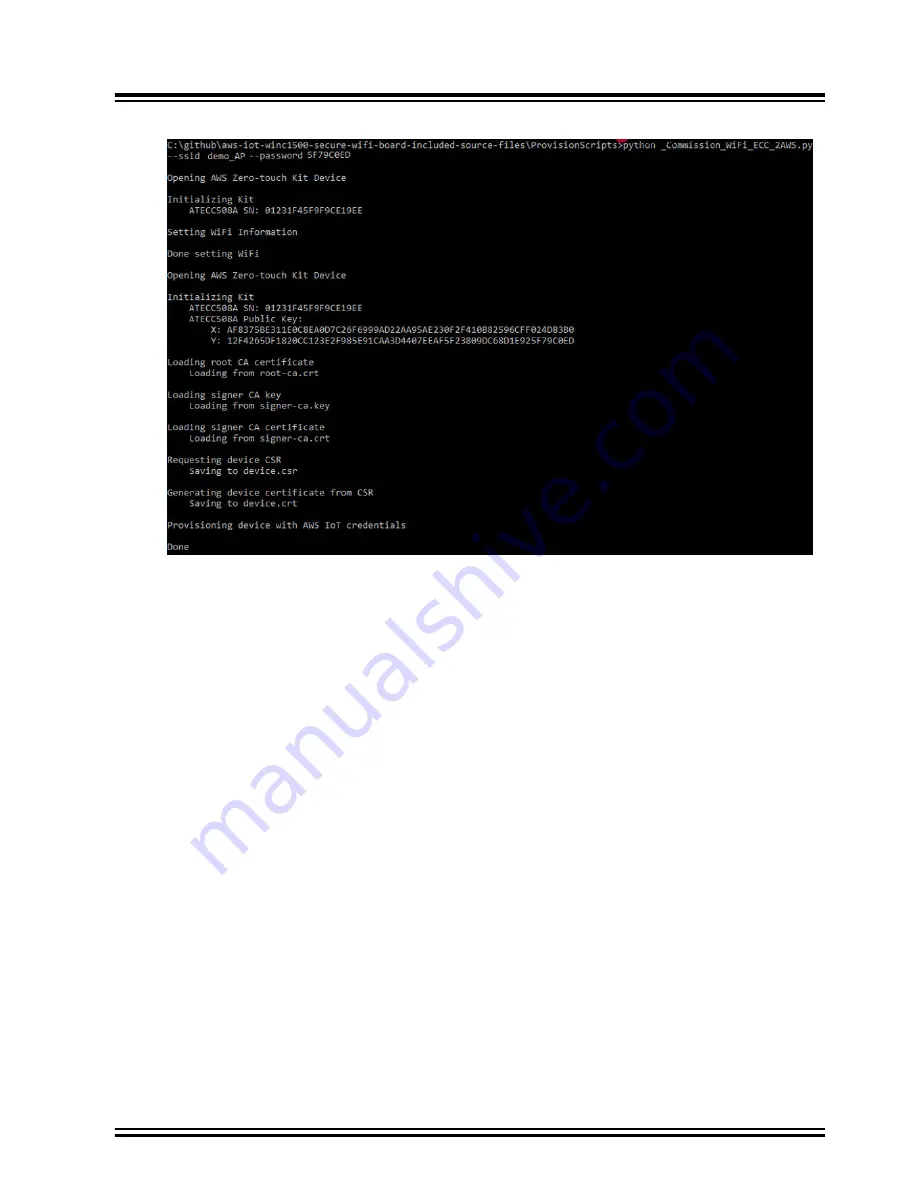 Microchip Technology ATWINC 15x0 Developer'S Manual Download Page 53