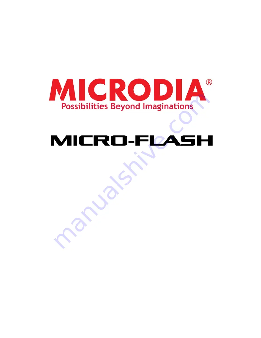 Microdia Micro-Flash AluminPLUS USB 2.0 Скачать руководство пользователя страница 1