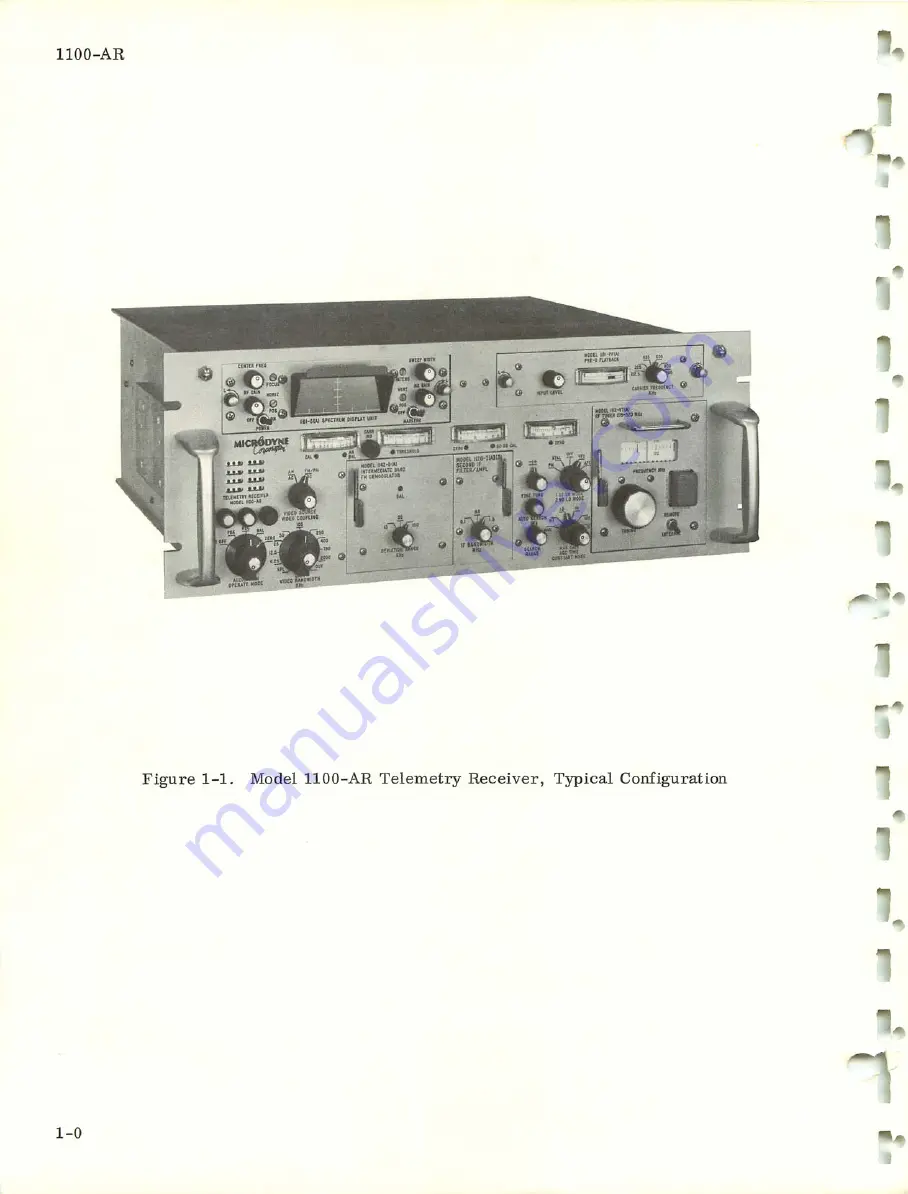 Microdyne 1100-AR Series Скачать руководство пользователя страница 12