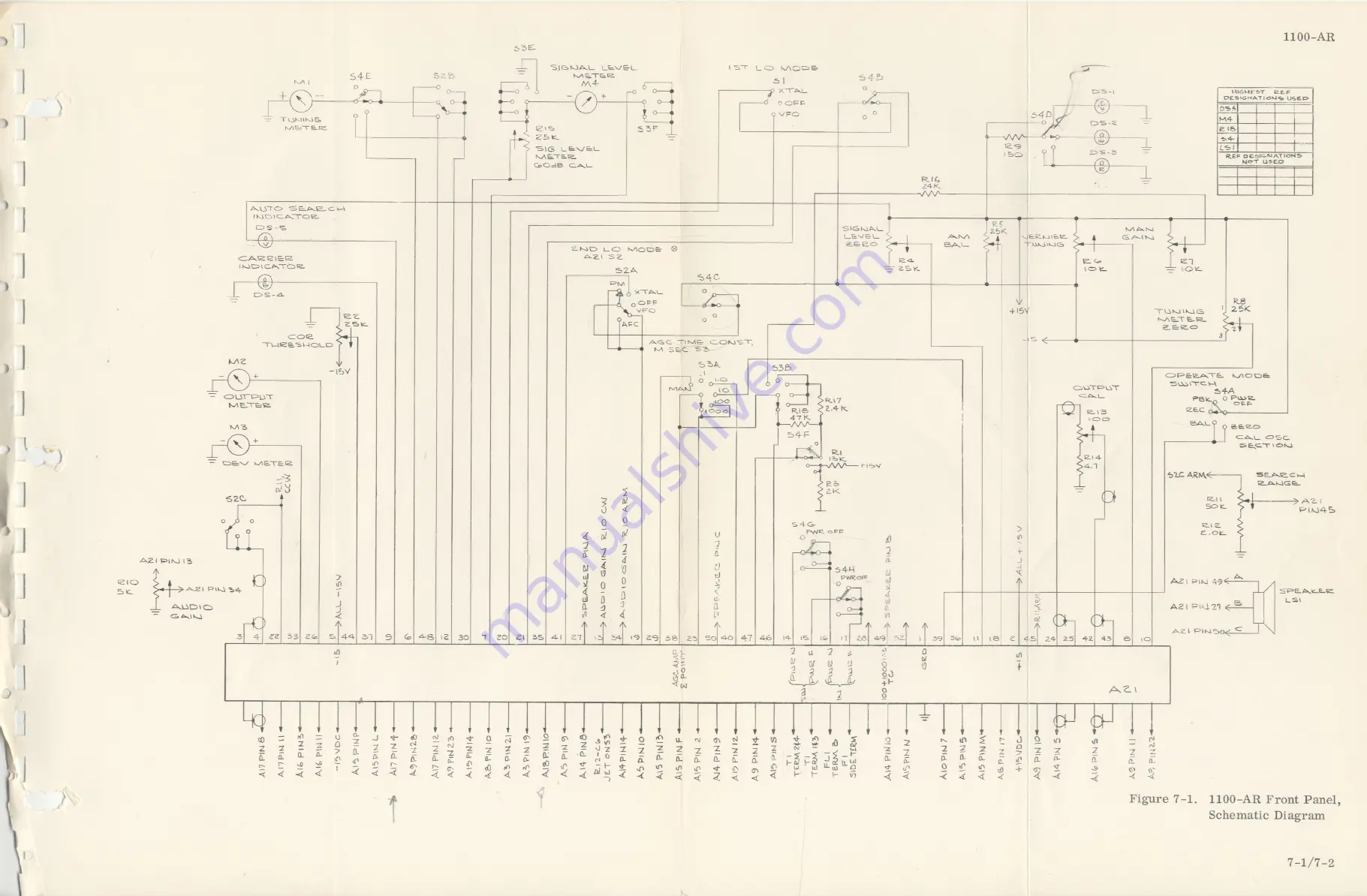 Microdyne 1100-AR Series Instruction Manual Download Page 81