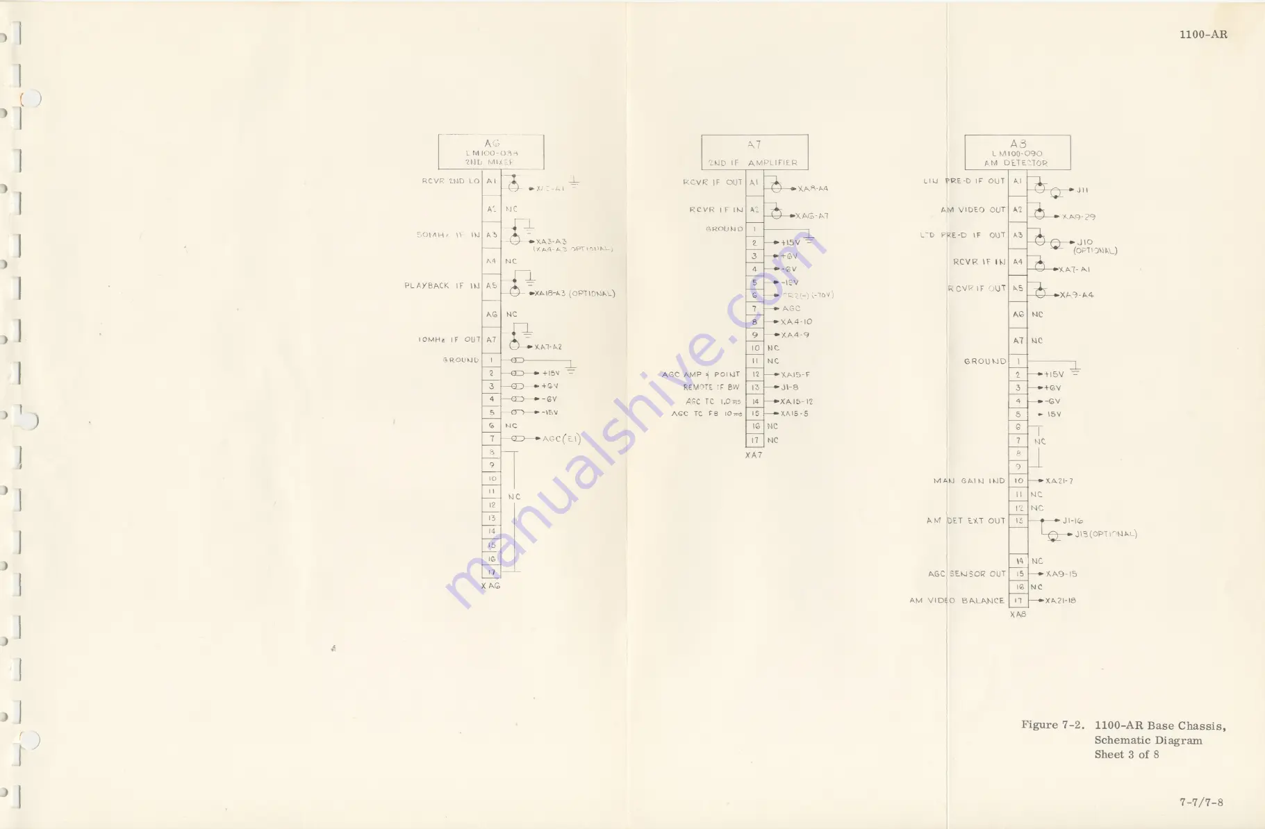 Microdyne 1100-AR Series Instruction Manual Download Page 84