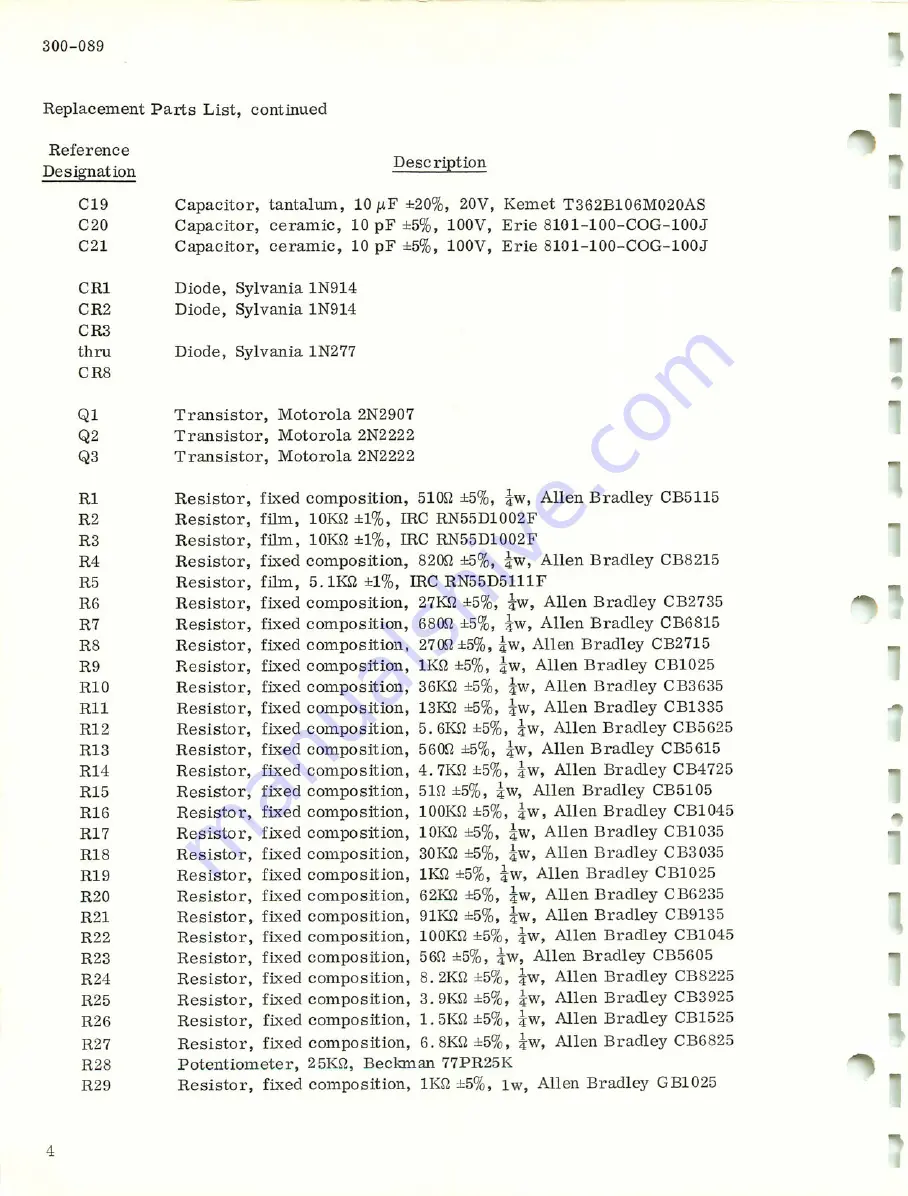 Microdyne 1100-AR Series Instruction Manual Download Page 159