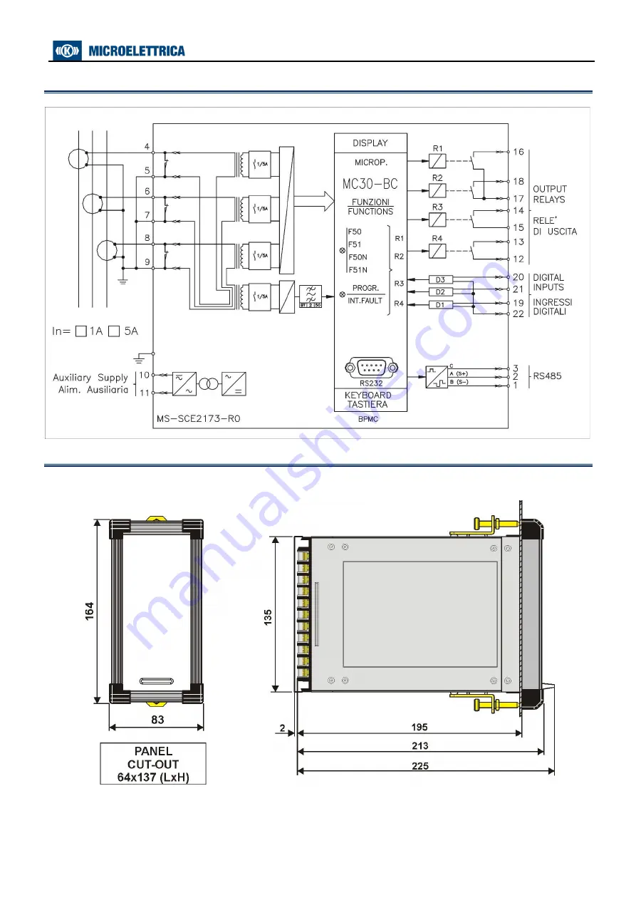 MICROELETTRICA MC30-BC Скачать руководство пользователя страница 35