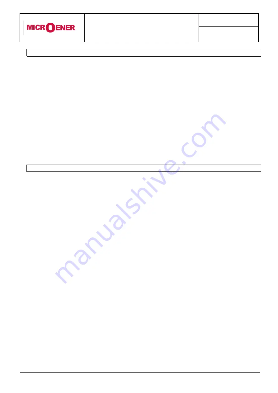 MICROENER MM30-D Operation Manual Download Page 11