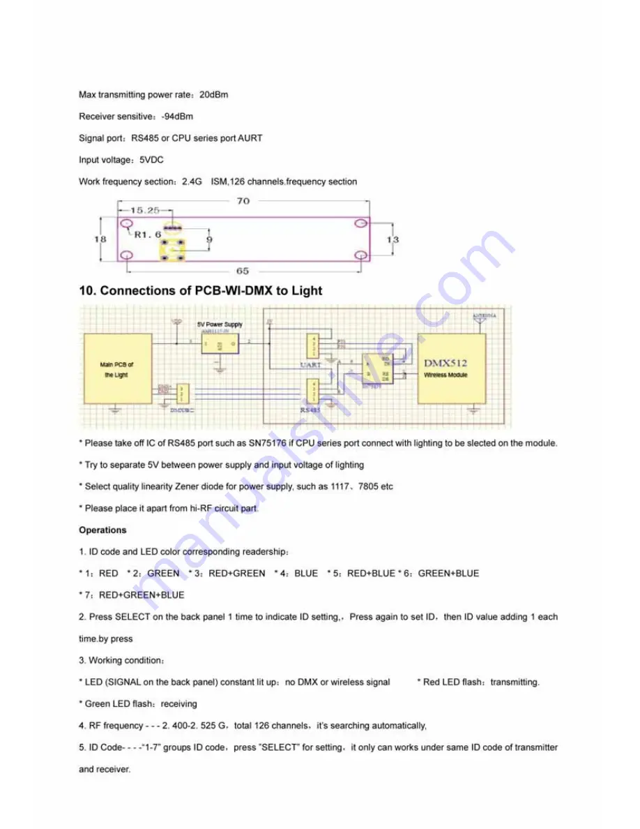 Microh Ultra beam 300WI User Manual Download Page 13