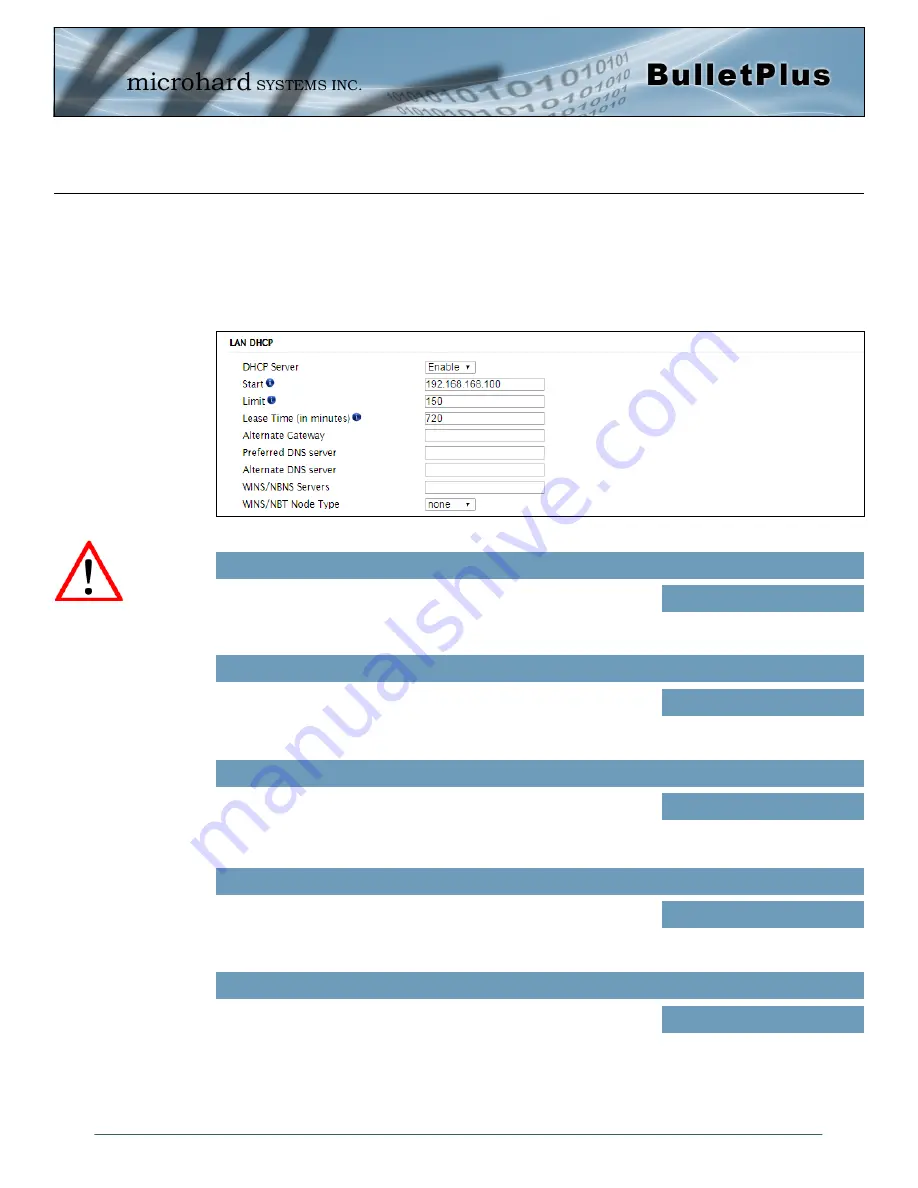 Microhard Systems BulletPlus Operating Manual Download Page 37