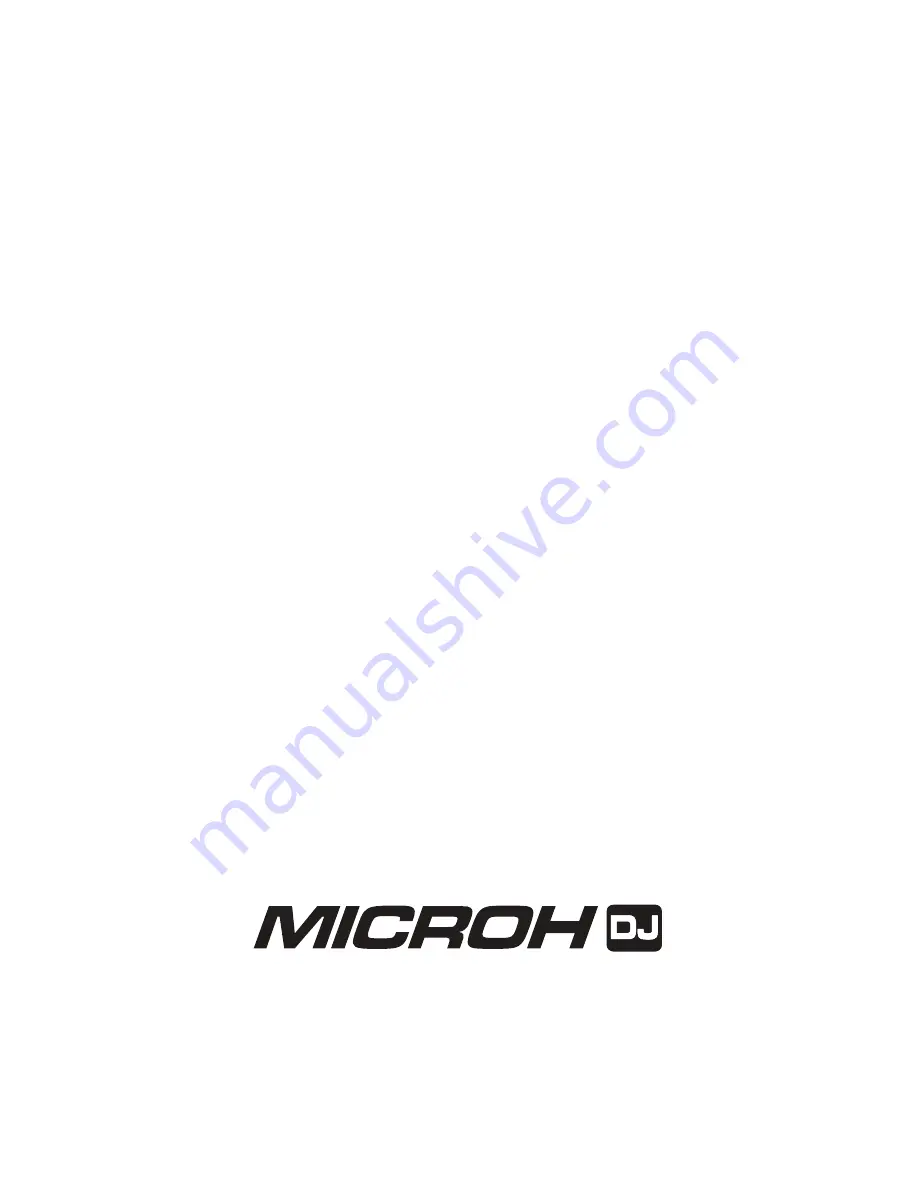 MicrohDJ LED BLADEP186 MKIII User Manual Download Page 12