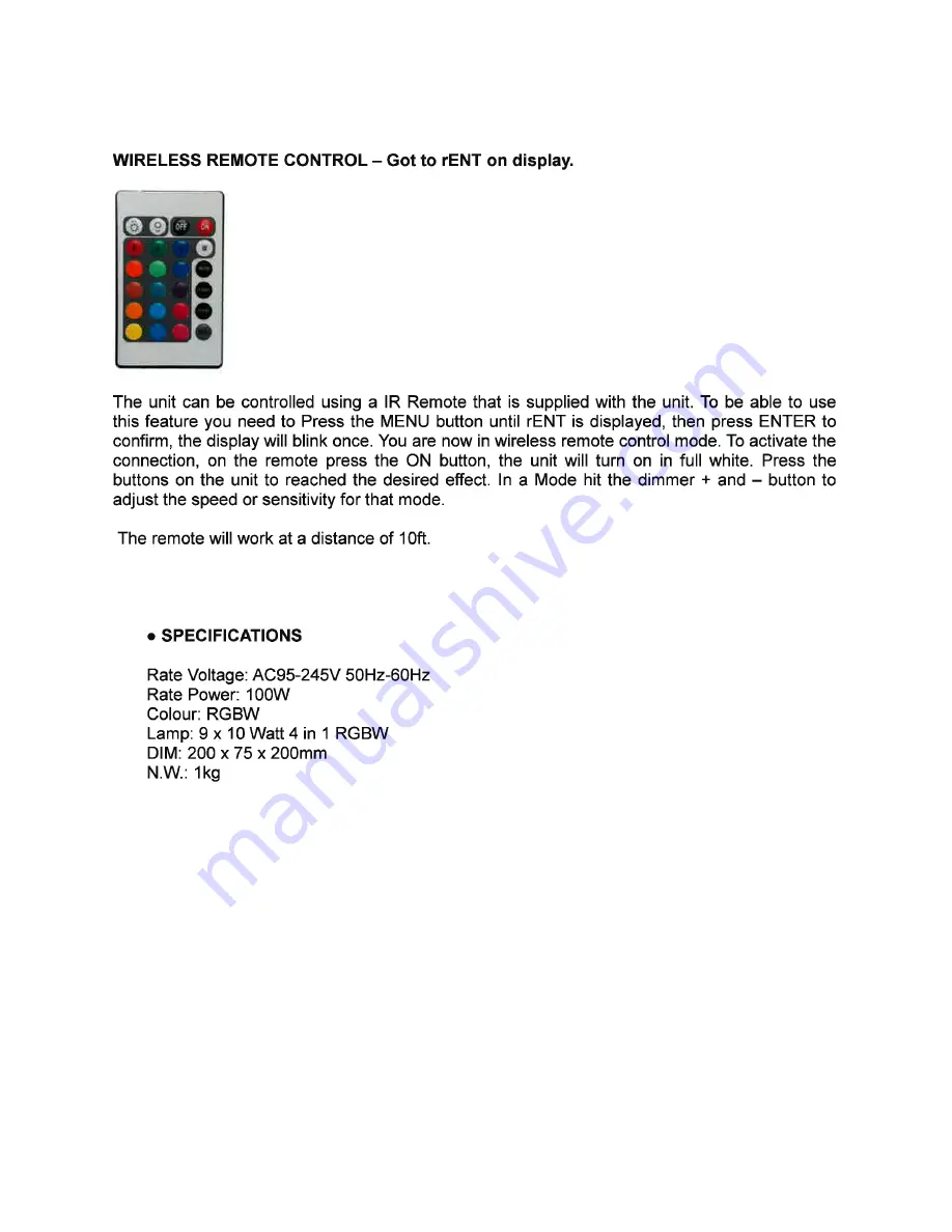 MicrohDJ LED BLADEP9 QUAD User Manual Download Page 6