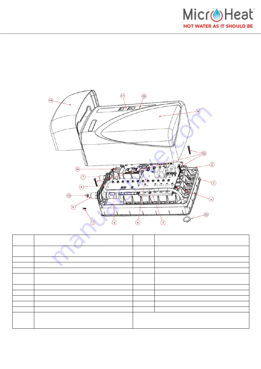 MicroHeat 1-10 CFEWH SERIES Installation & Operation Manual Download Page 6