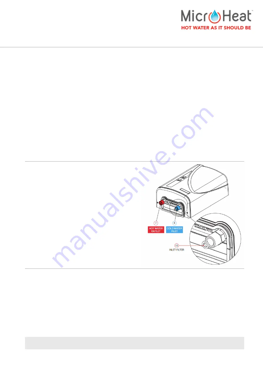 MicroHeat CFEWH 2-15 Installation & Operation Manual Download Page 14