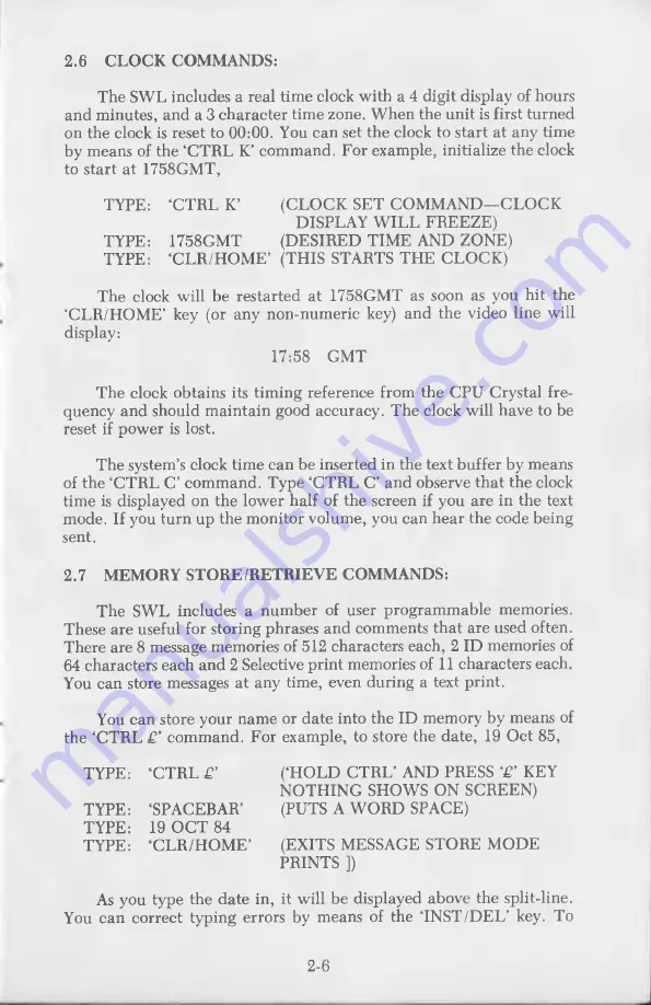 Microlog SWL Manual Download Page 13