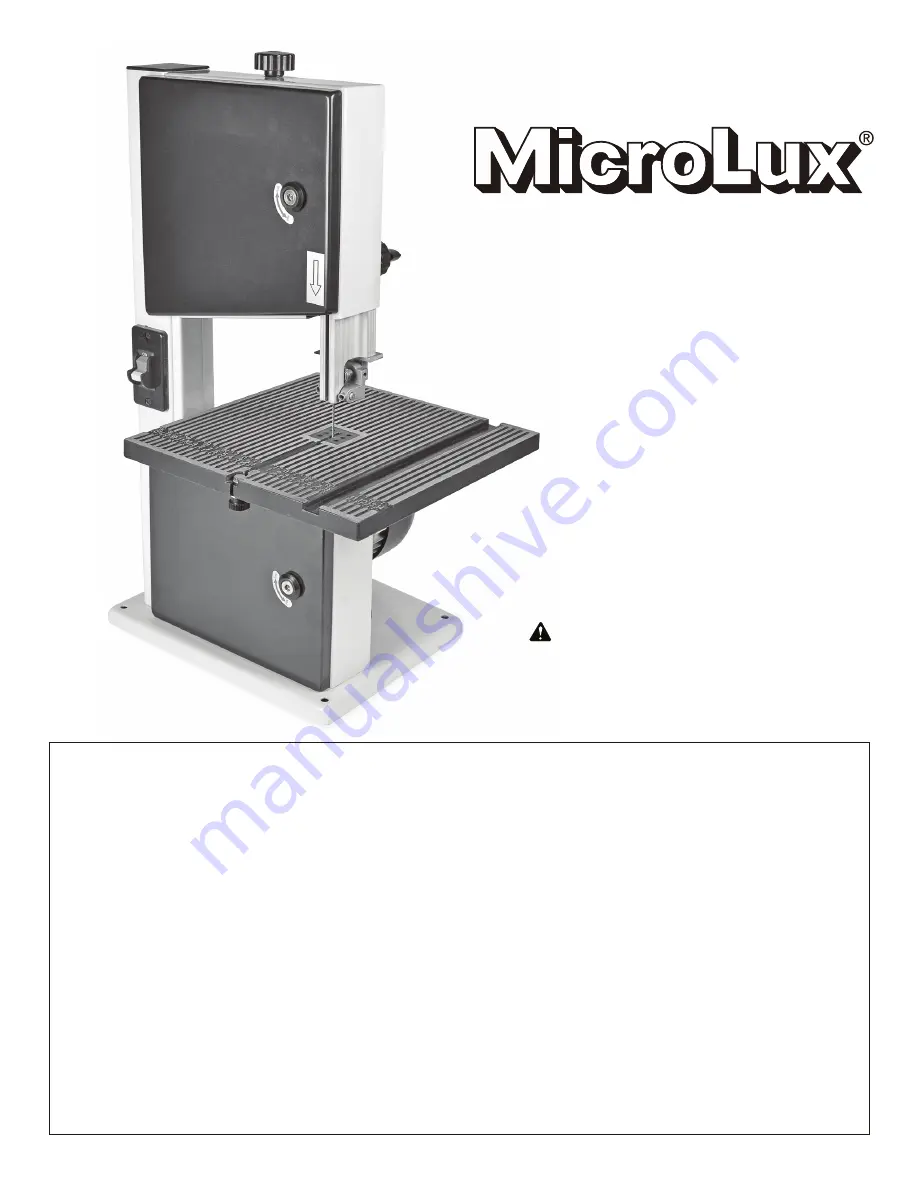 MicroLux 86908 Скачать руководство пользователя страница 1