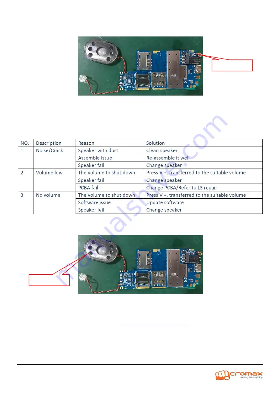 Micromax X377 Service Manual Download Page 9