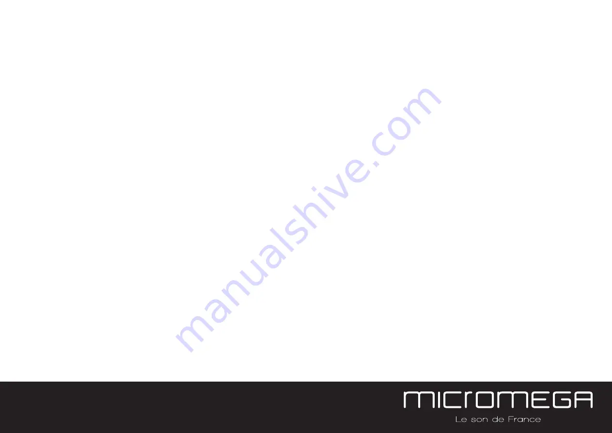 Micromega M.ONE M-150 User Manual Download Page 3