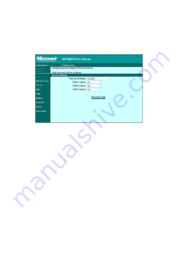 MicroNet SP766W User Manual Download Page 87