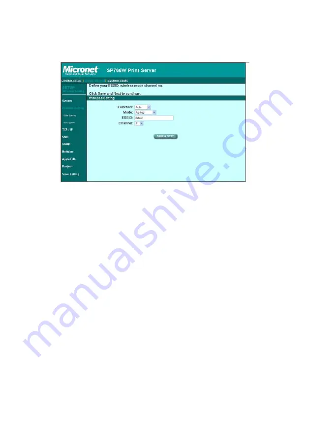 MicroNet SP766W User Manual Download Page 90