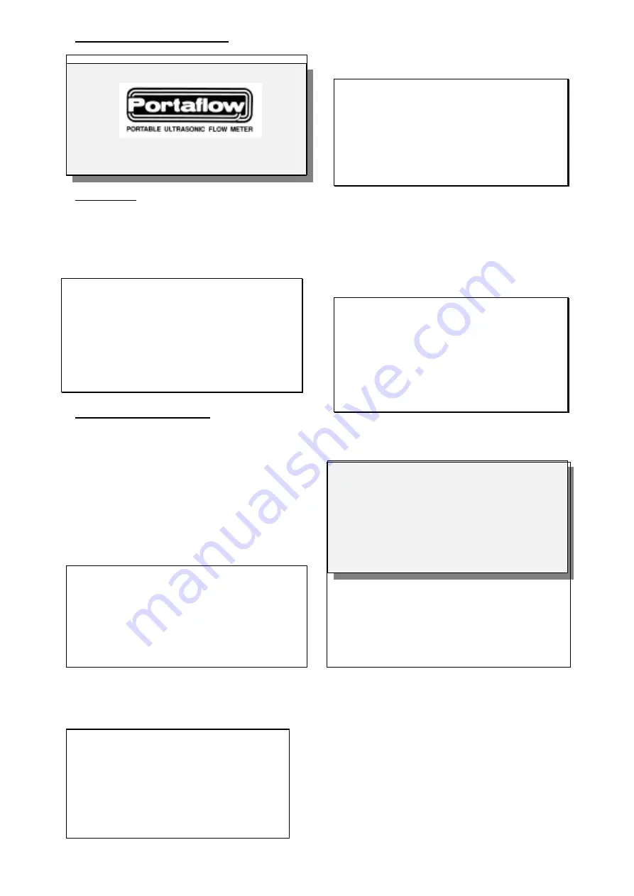 Micronics PORTAFLOW 300 Manual Download Page 8