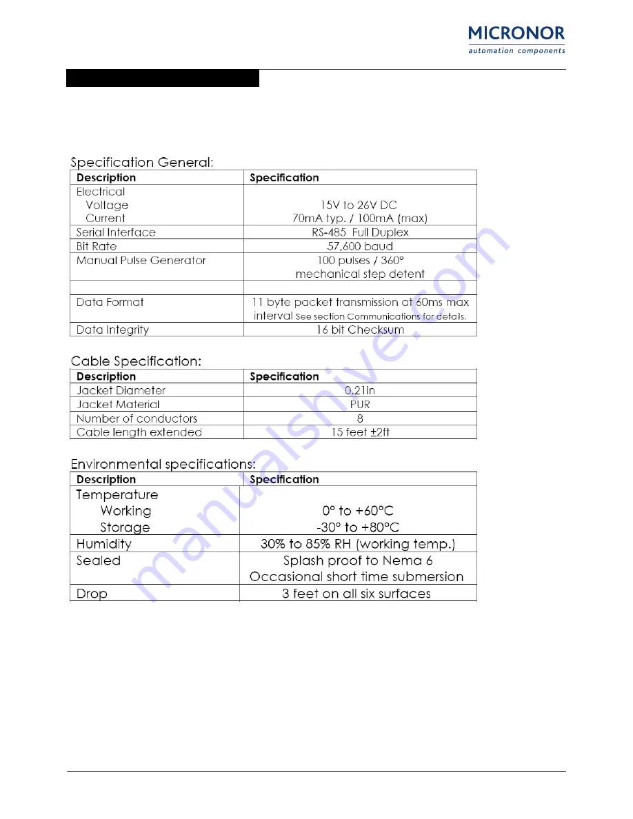 Micronor mr175 User Manual Download Page 6