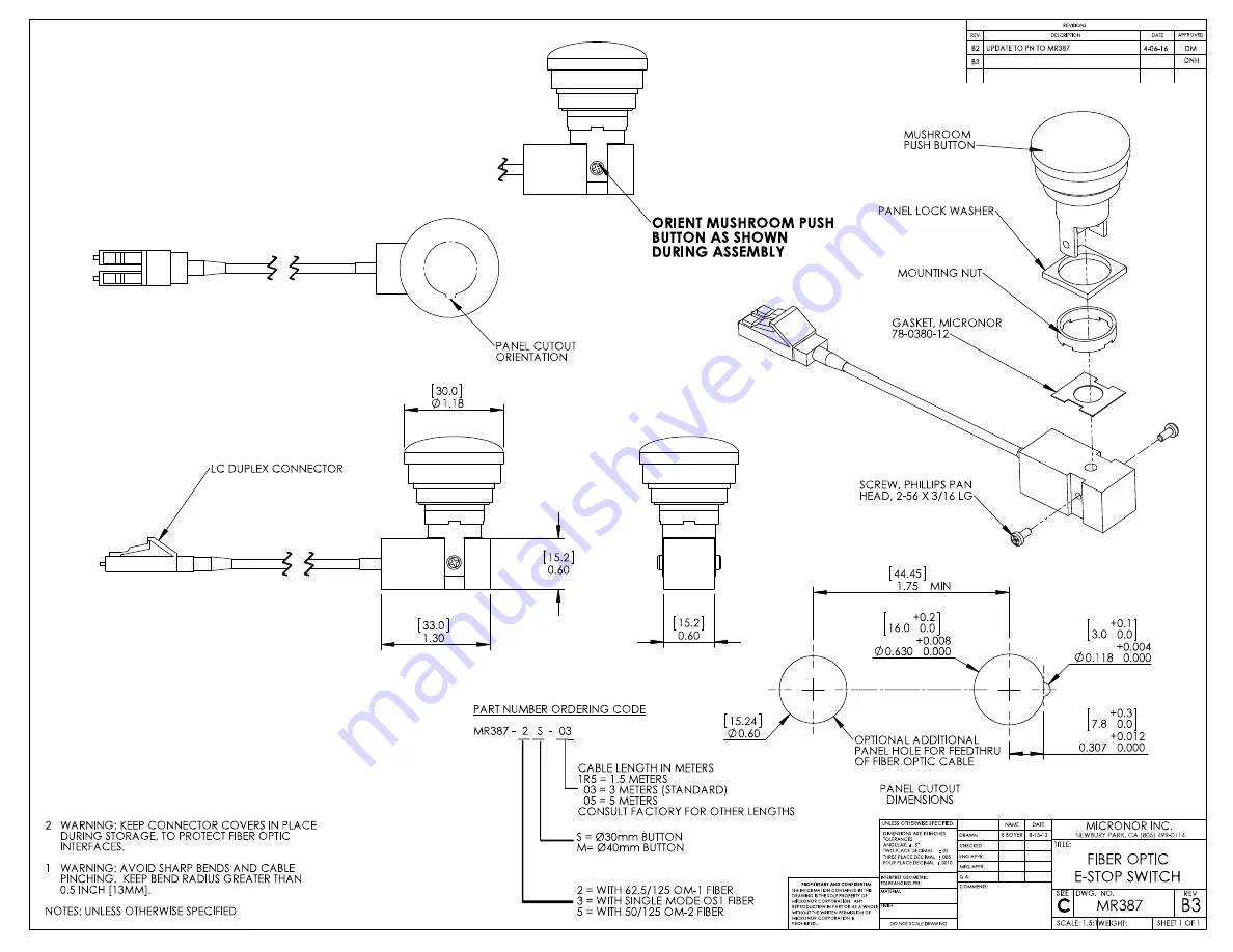 Micronor MR380-1-3 Instruction Manual Download Page 25