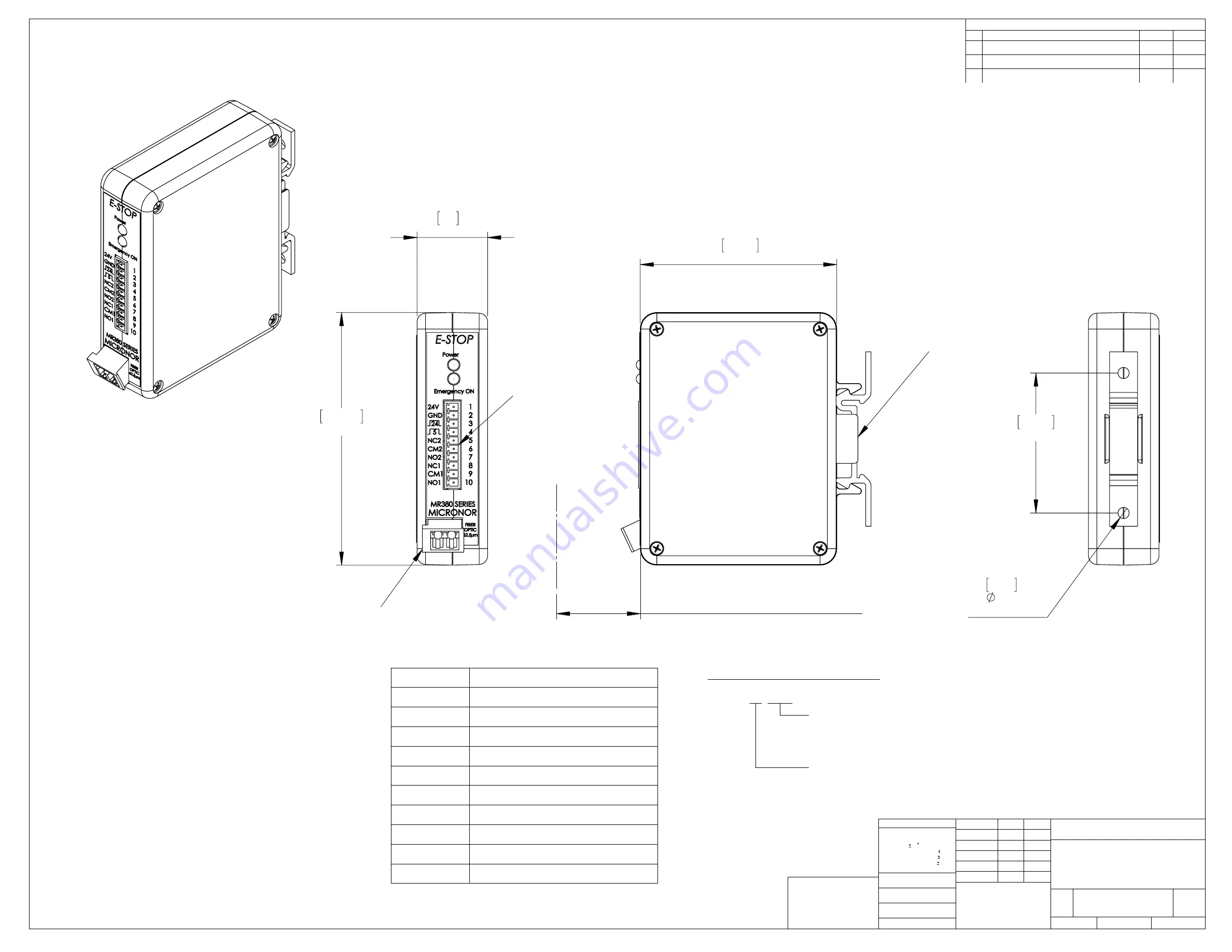 Micronor MR380-1 Series Instruction Manual Download Page 27