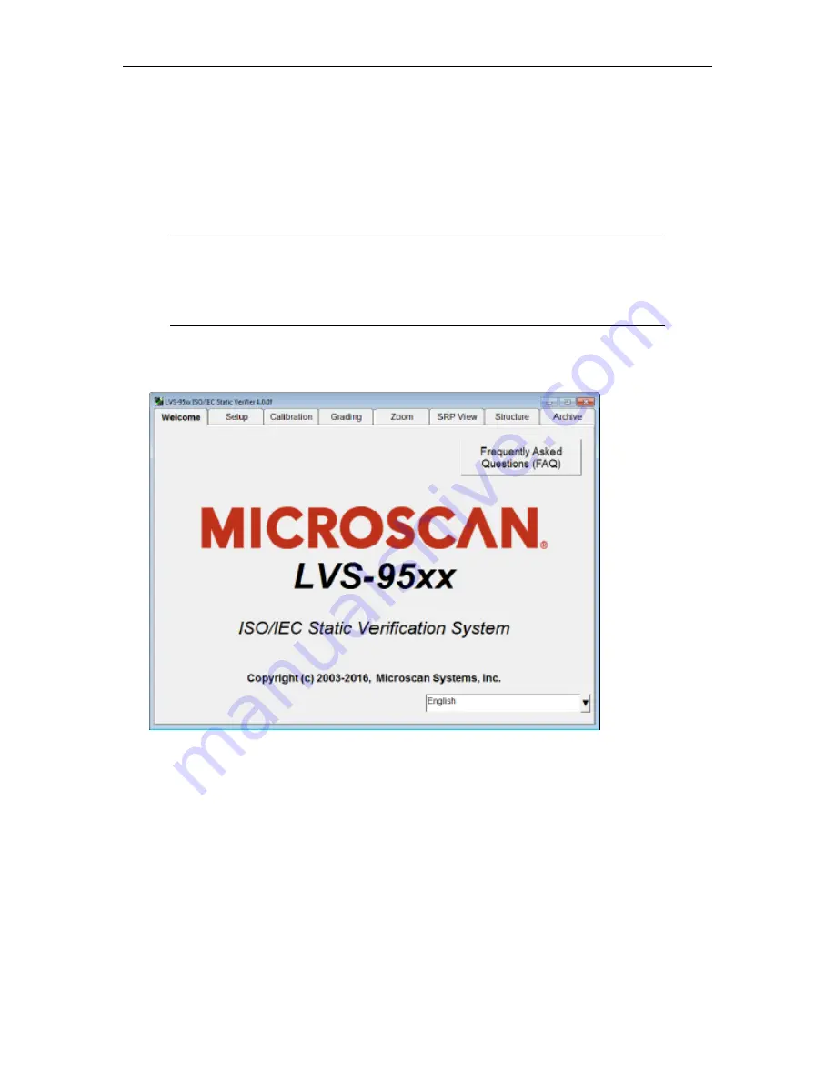 Microscan LVS-9580 Скачать руководство пользователя страница 7