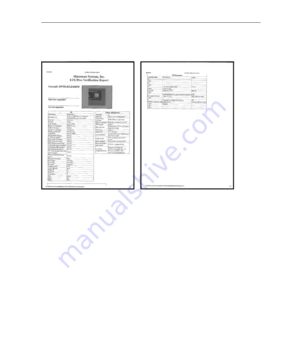 Microscan LVS-9585 Operating Instructions Manual Download Page 22