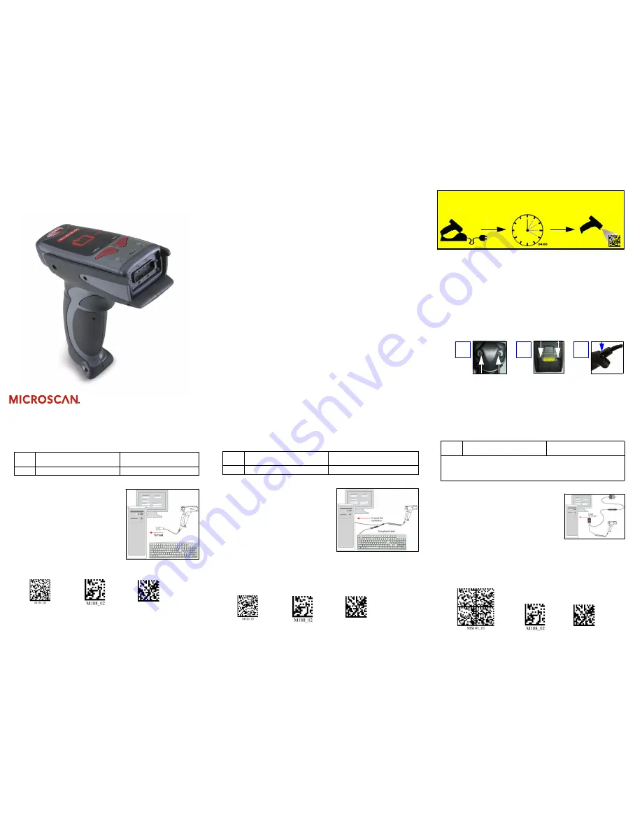 Microscan MS-Q Quick Start Manual Download Page 1