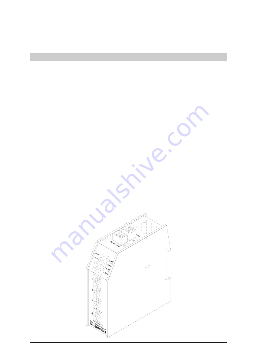 Microsens MS650501M Manual Download Page 1