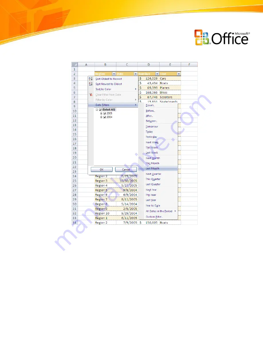 Microsoft 065-04940 - Office Excel 2007 Скачать руководство пользователя страница 19